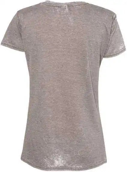 J. America 8116 Womens Zen Jersey Short Sleeve t Shirt Cement