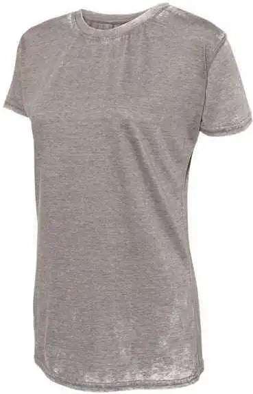 J. America 8116 Womens Zen Jersey Short Sleeve t Shirt Cement