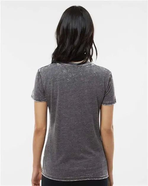 J. America 8116j Women’s Zen Jersey T-shirt - 8116 - Dark Smoke