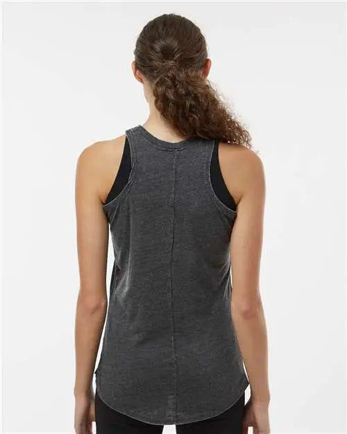 J. America 8117j Women’s Zen Jersey Tank Top - 8117 - Dark Smoke