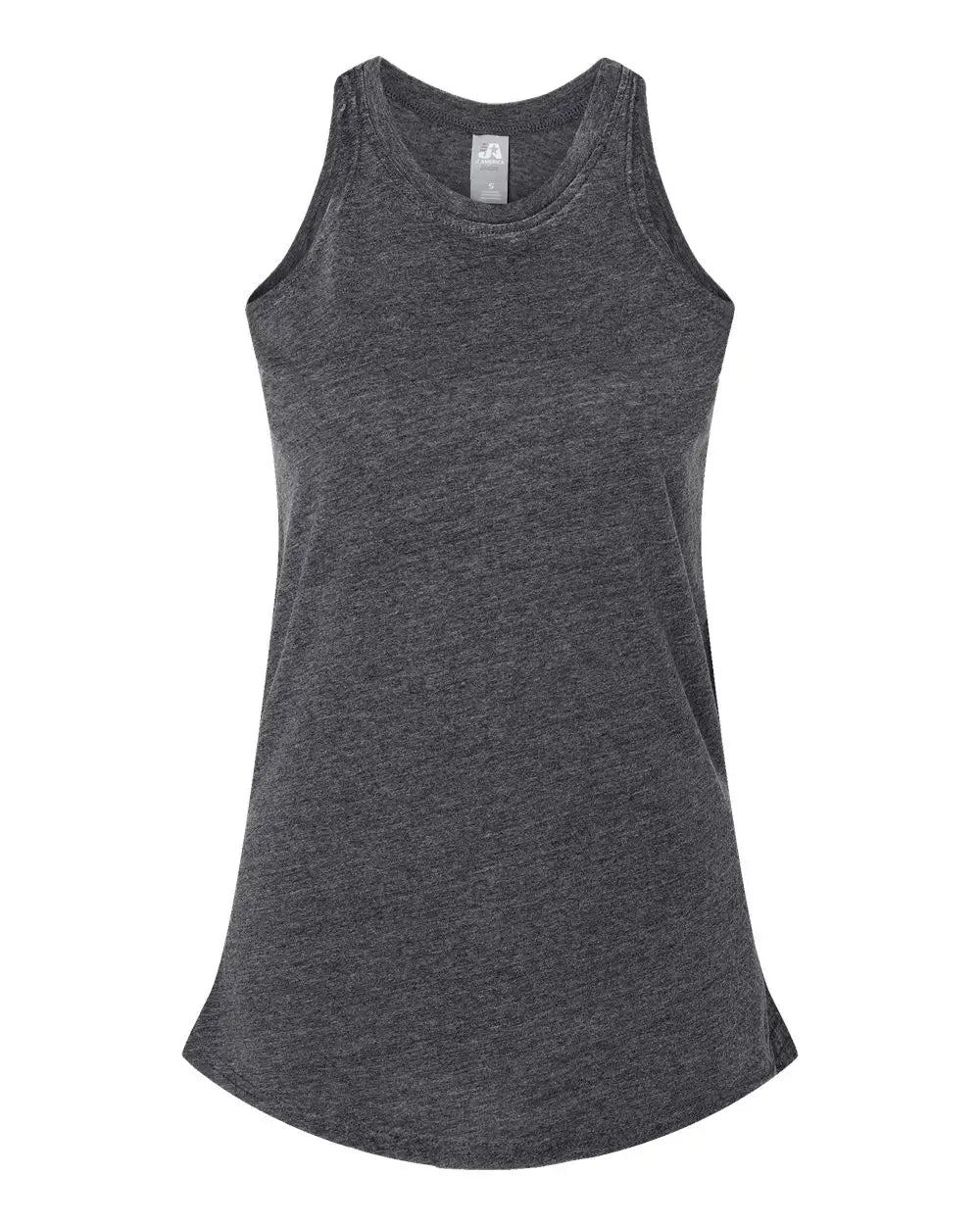 J. America 8117j Women’s Zen Jersey Tank Top - 8117 - Dark Smoke - Ladies s