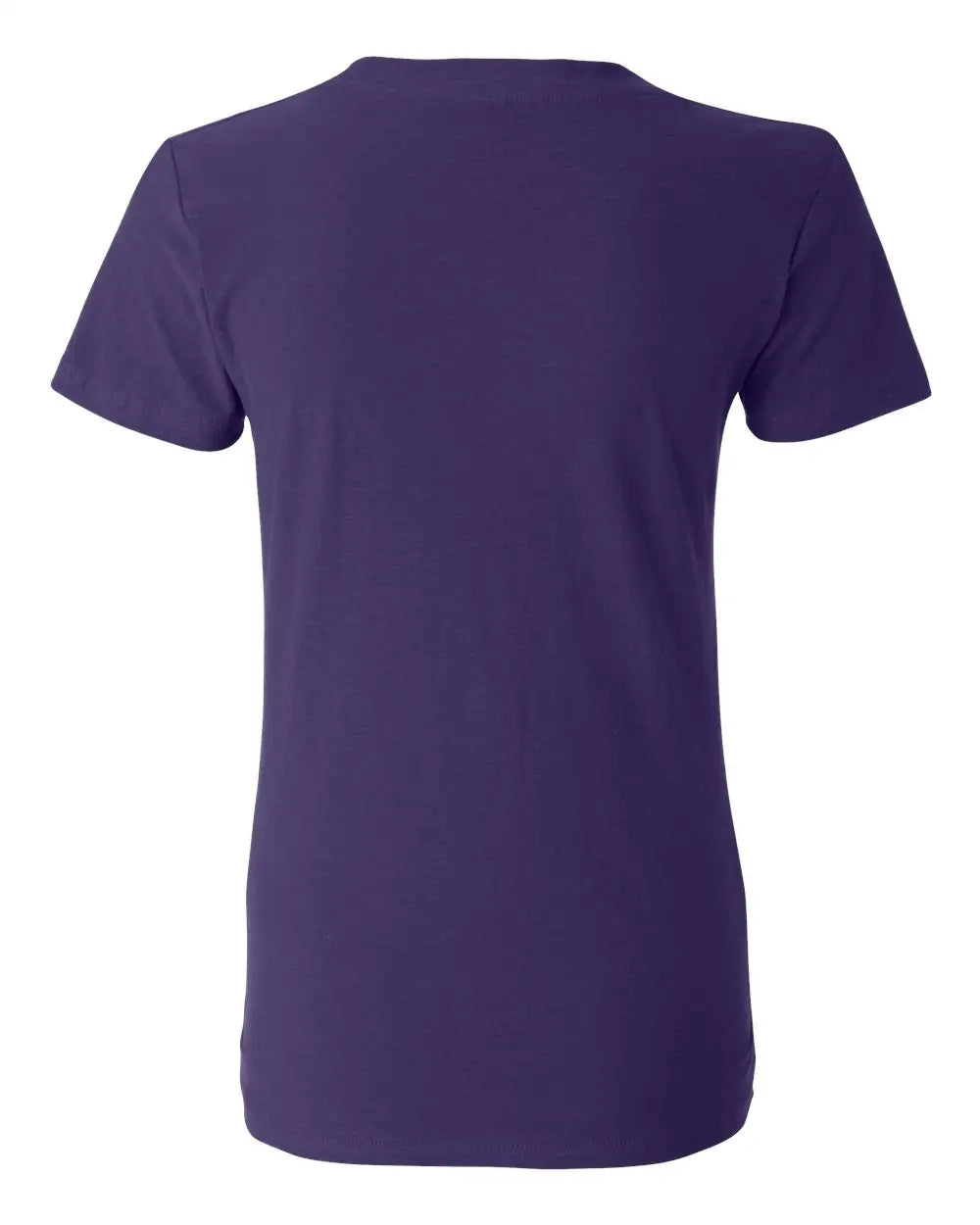 J. America 8169 Women’s V-neck Slub T-shirt - Very Berry