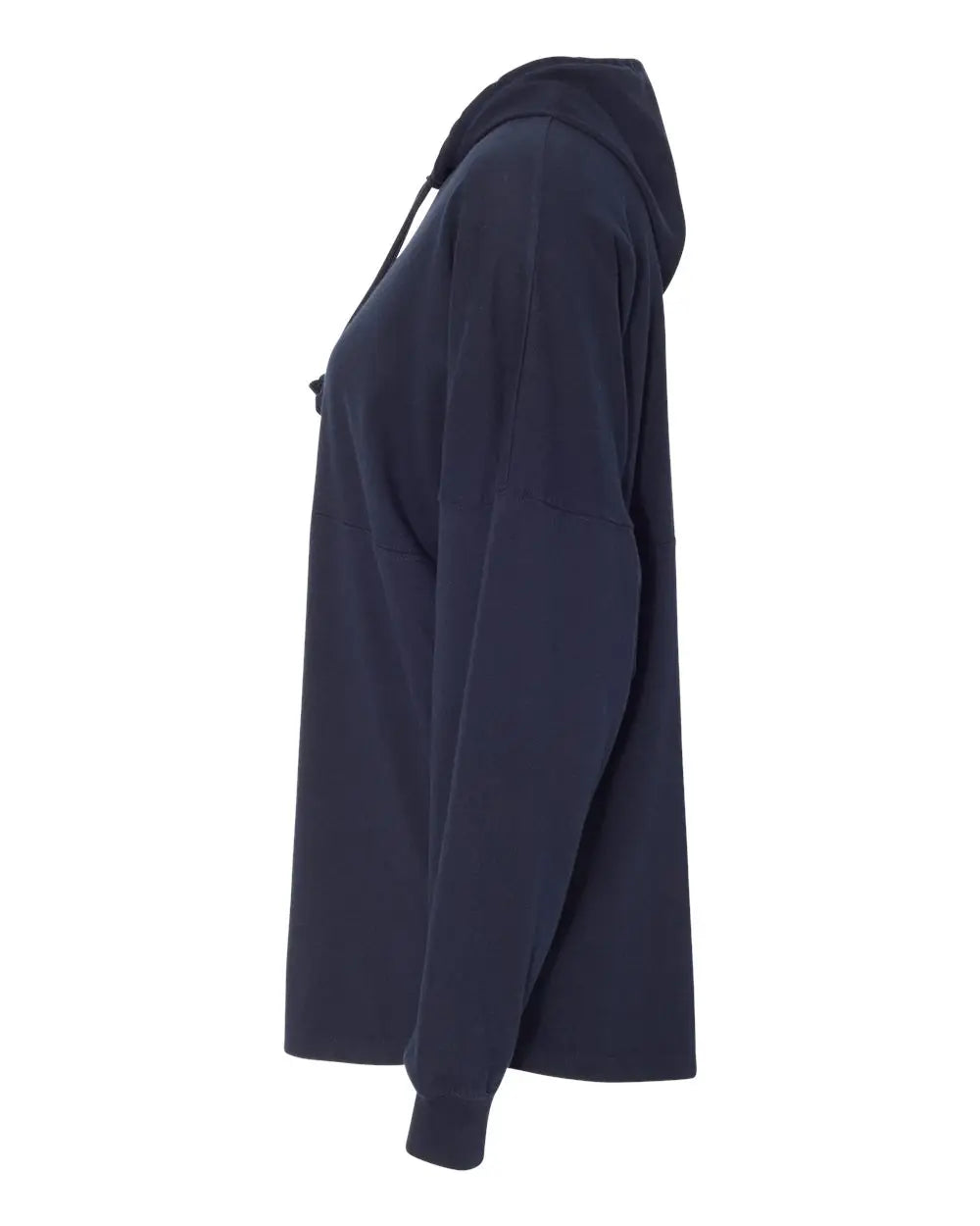 J. America 8228 Hooded Game Day Jersey T-shirt - Navy