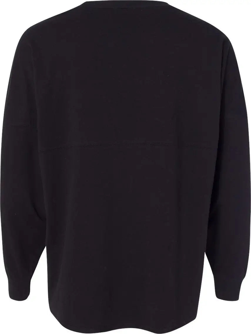 J. America 8229 Game Day Jersey Long Sleeve T-shirt - Black