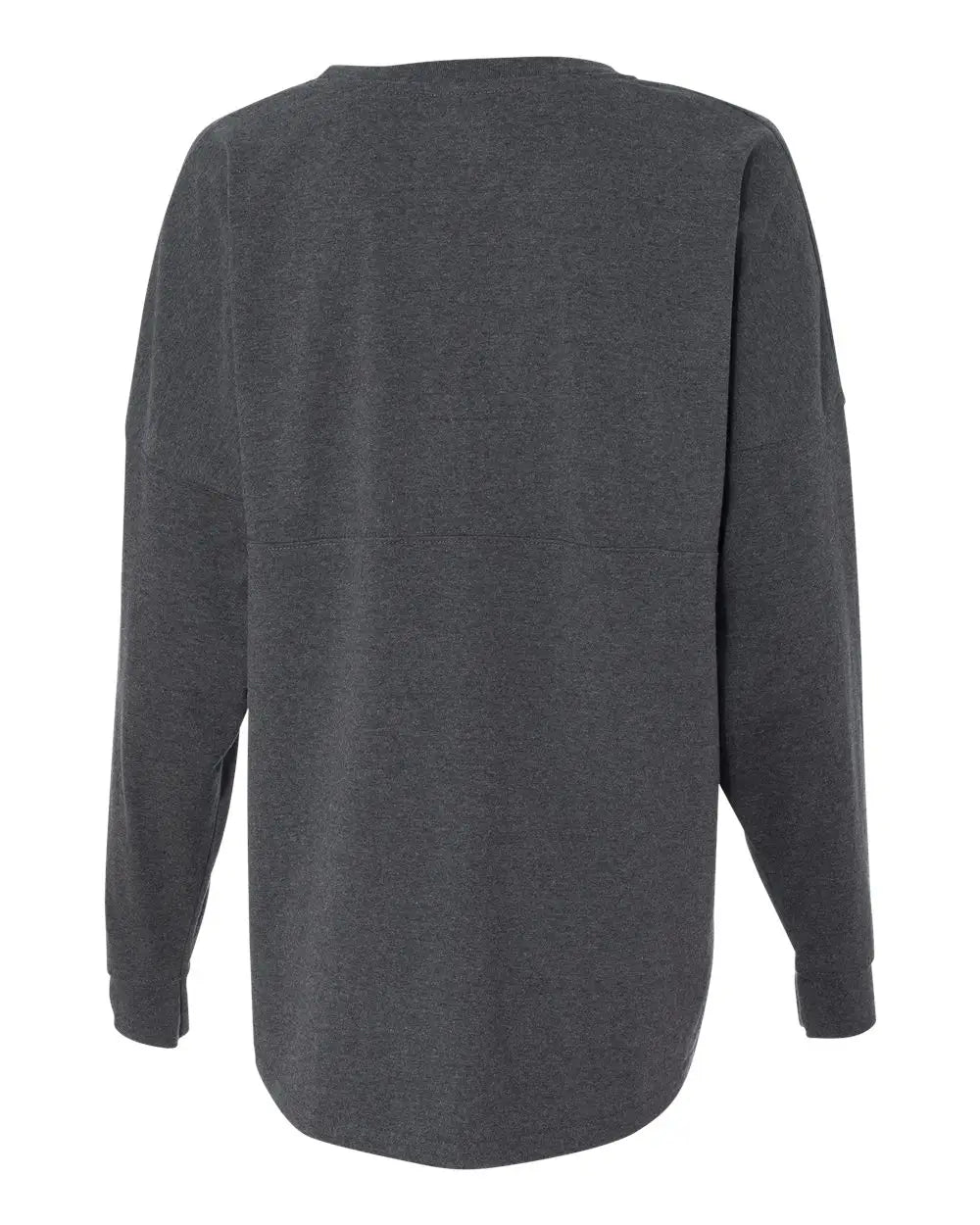 J. America 8229 Game Day Jersey Long Sleeve T-shirt - Charcoal Heather