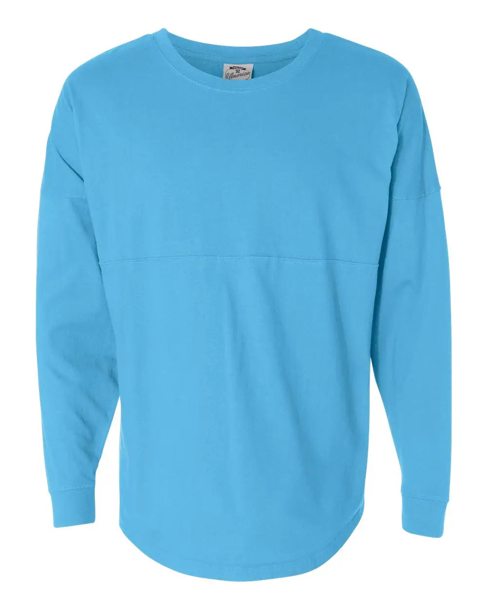 J. America 8229 Game Day Jersey Long Sleeve T-shirt - Maui Blue