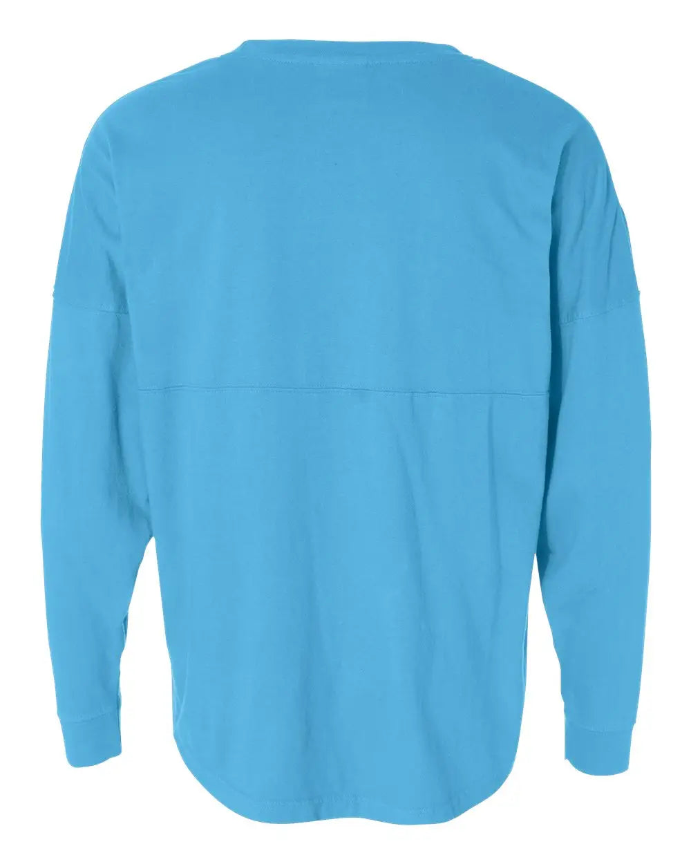 J. America 8229 Game Day Jersey Long Sleeve T-shirt - Maui Blue