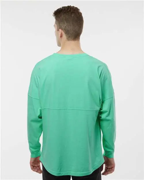 J. America 8229 Game Day Jersey Long Sleeve T-shirt - Mint