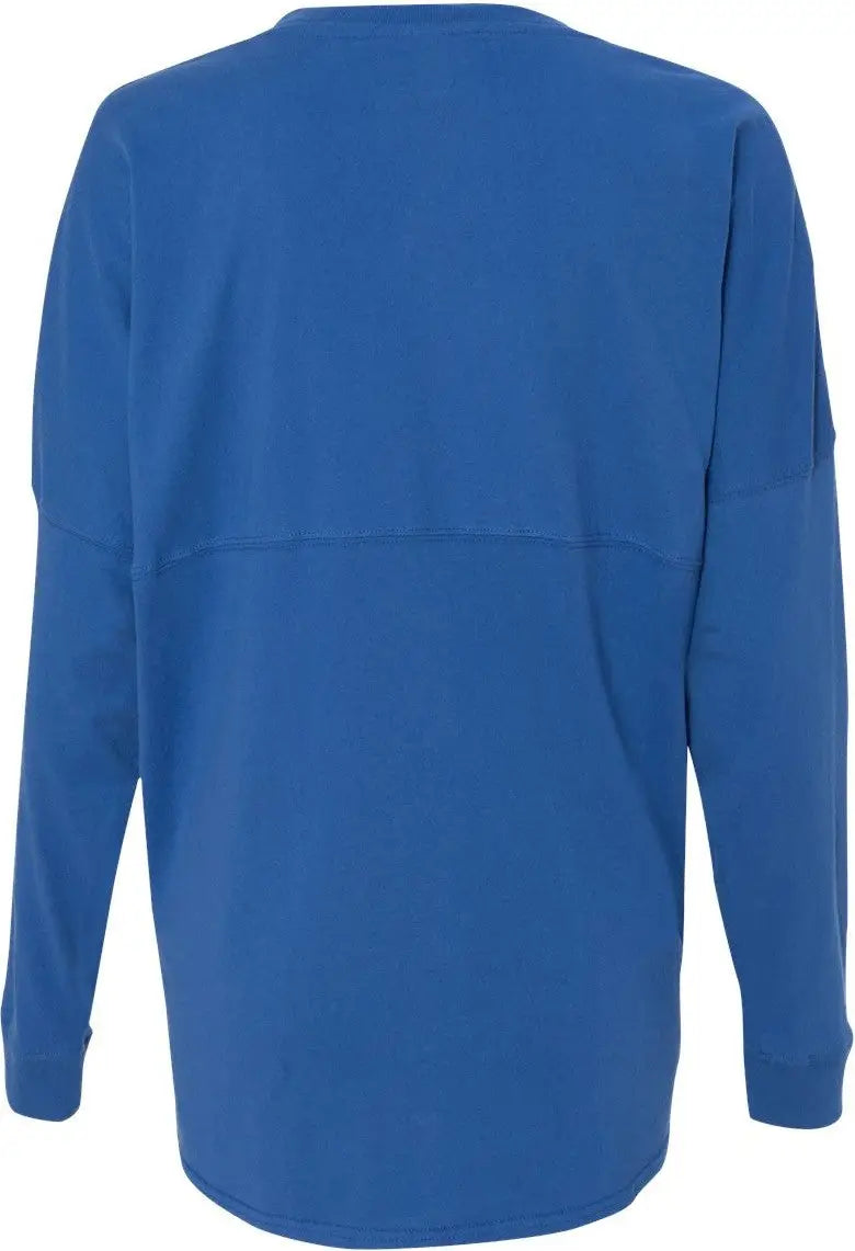 J. America 8229 Game Day Jersey Long Sleeve T-shirt - Royal - Xs