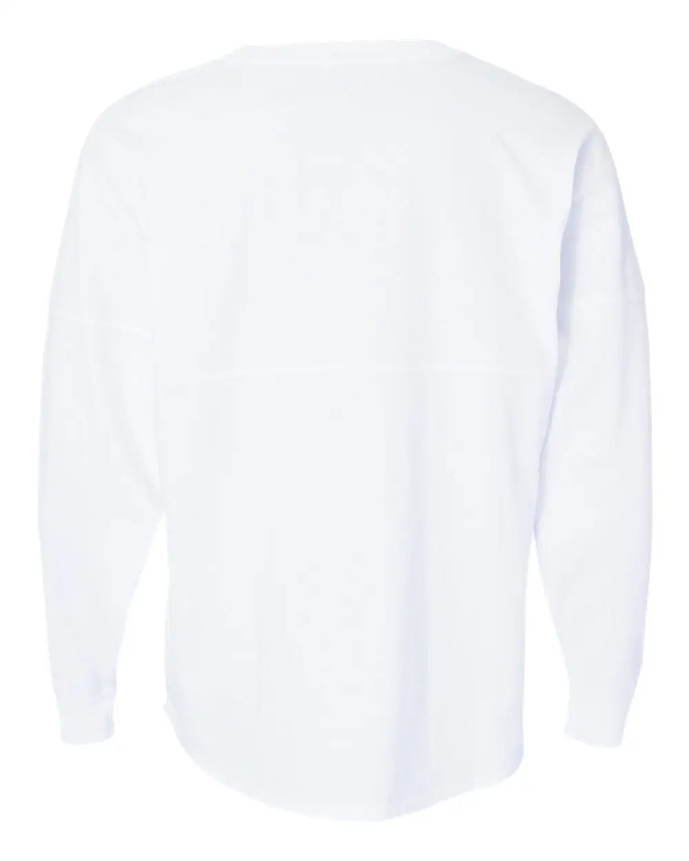 J. America 8229 Game Day Jersey Long Sleeve T-shirt - White