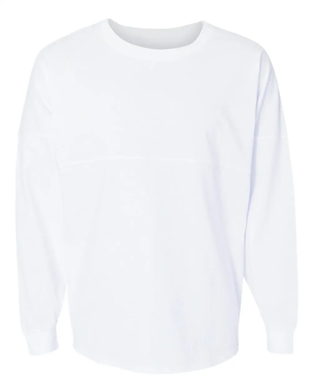 J. America 8229 Game Day Jersey Long Sleeve T-shirt - White - Xs