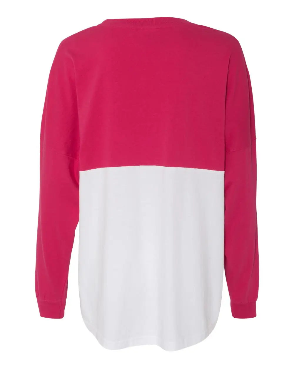 J. America 8229 Game Day Jersey Long Sleeve T-shirt - Wildberry White