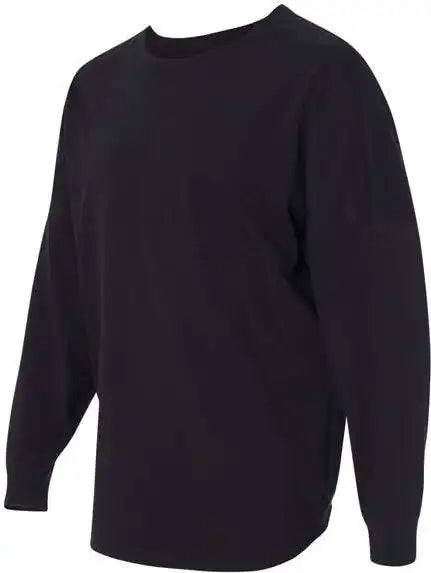 J. America 8229 Unisex Game Day Jersey Long Sleeve t Shirt Black