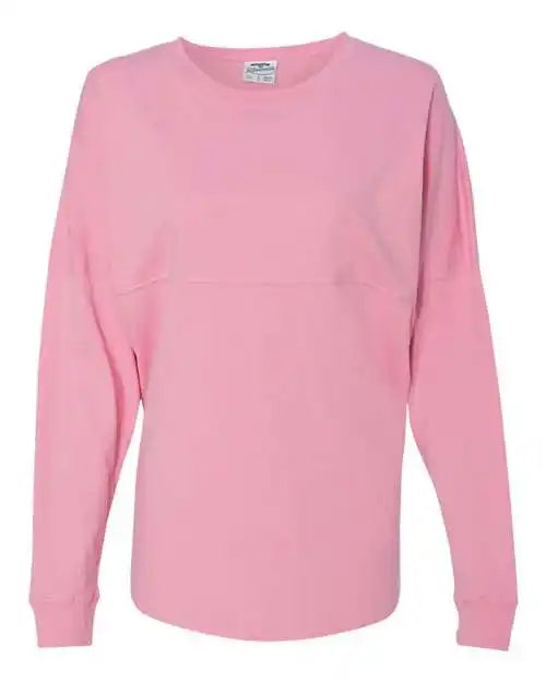 J. America 8229 Unisex Game Day Jersey Long Sleeve T-shirt - Pink