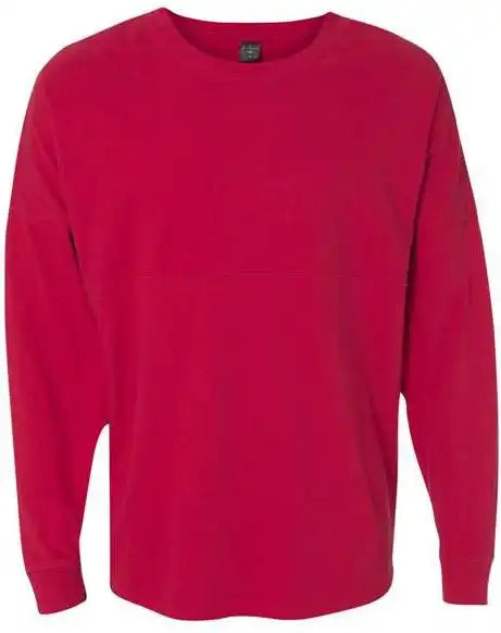 J. America 8229 Unisex Game Day Jersey Long Sleeve t Shirt Red