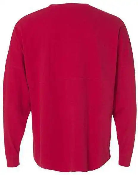 J. America 8229 Unisex Game Day Jersey Long Sleeve t Shirt Red