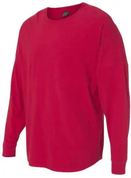 J. America 8229 Unisex Game Day Jersey Long Sleeve t Shirt Red
