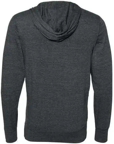J. America 8231 Jersey Sport Lace Hooded Pullover Charcoal Heather