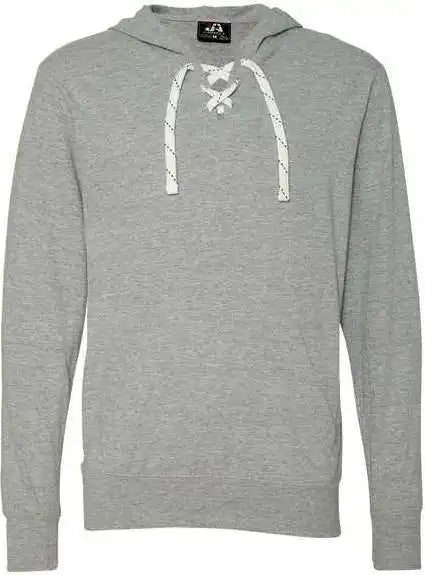 J. America 8231 Jersey Sport Lace Hooded Pullover Oxford