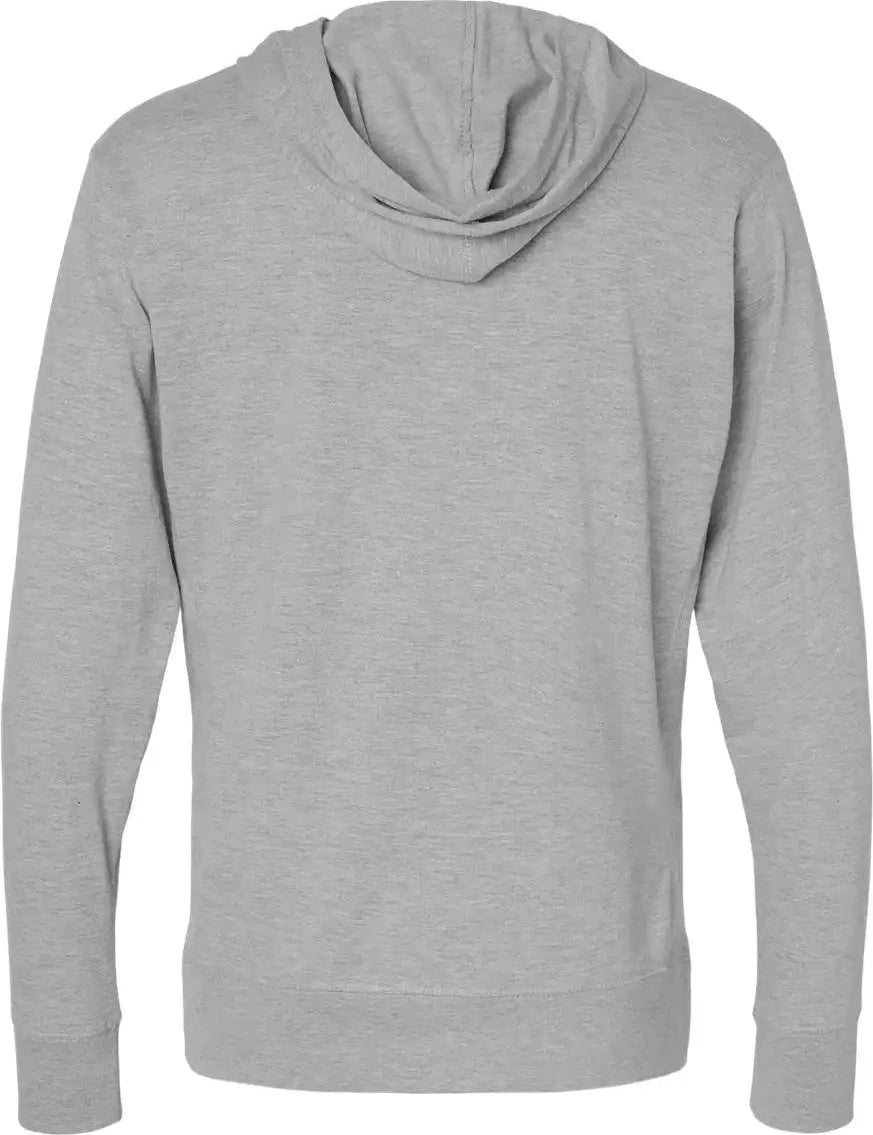 J. America 8231 Jersey Sport Lace Hooded Pullover - Oxford - Xs