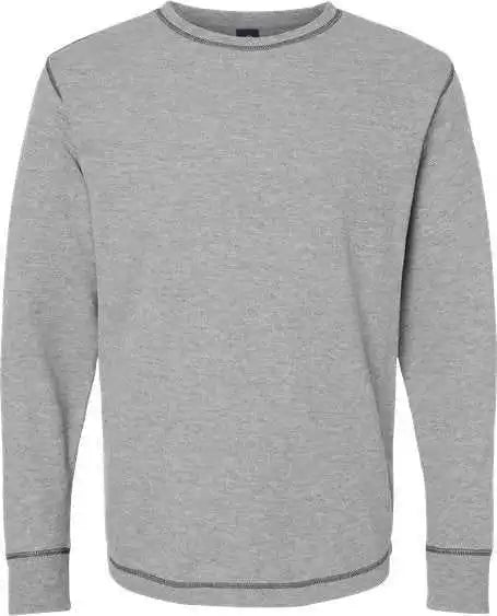 J. America 8238 Vintage Thermal Long Sleeve t Shirt Oxford