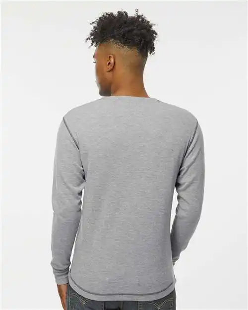 J. America 8238 Vintage Thermal Long Sleeve T-shirt - Oxford