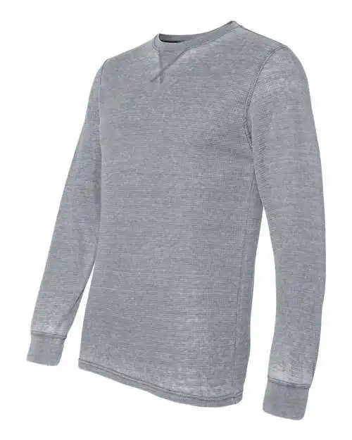 J. America 8241 Vintage Zen Thermal Long Sleeve t Shirt Cement