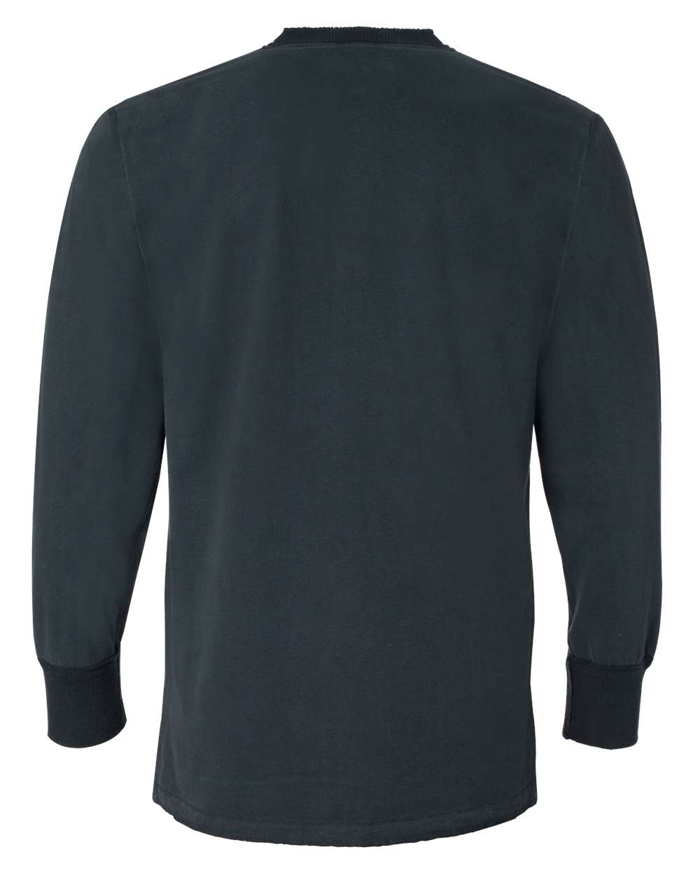 J. America 8244 Vintage Brushed Jersey Henley - Navy