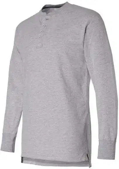 J. America 8244 Vintage Brushed Jersey Henley - Oxford