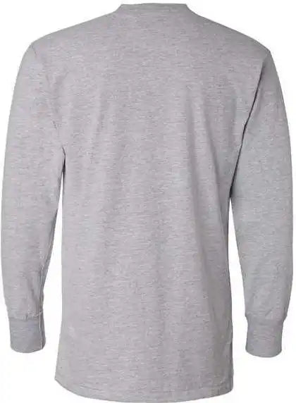 J. America 8244 Vintage Brushed Jersey Henley - Oxford