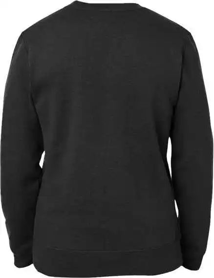 J. America 8424 Premium Fleece Crewneck Sweatshirt - Black