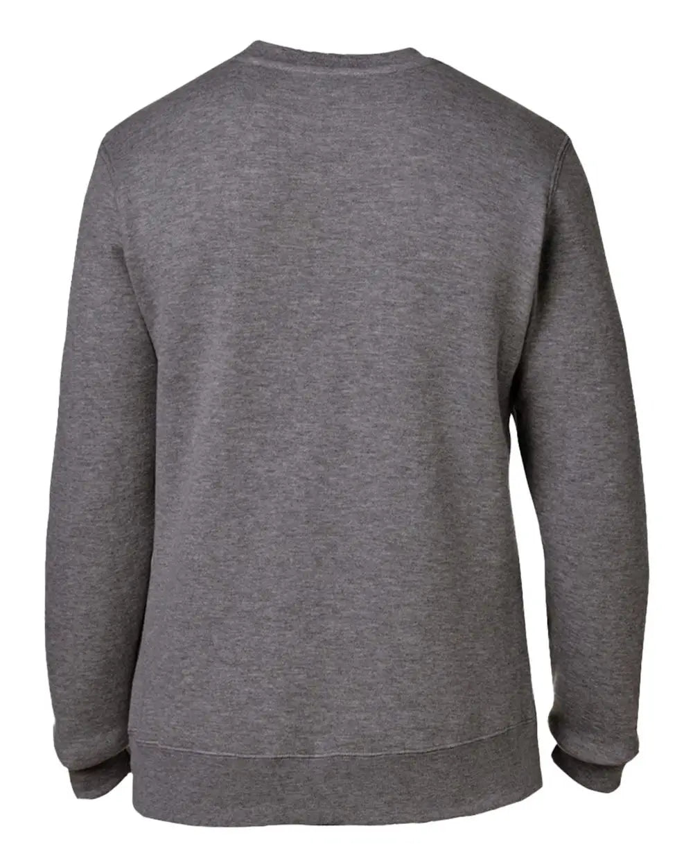 J. America 8424 Premium Fleece Crewneck Sweatshirt - Charcoal Heather