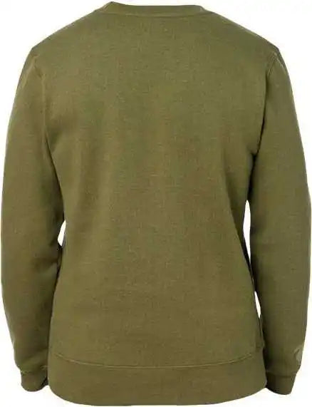 J. America 8424 Premium Fleece Crewneck Sweatshirt - Military Green