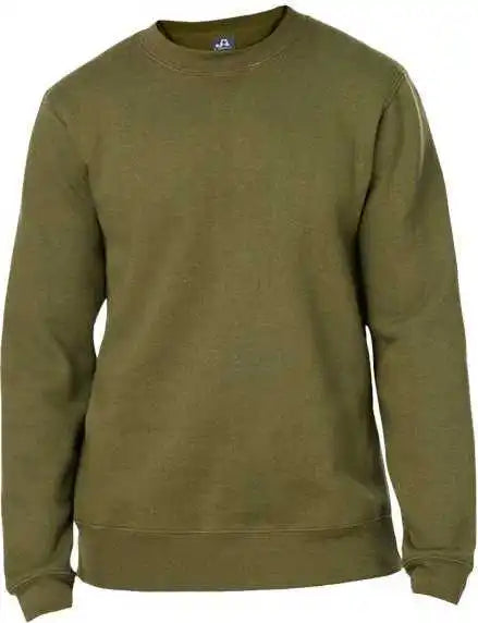 J. America 8424 Premium Fleece Crewneck Sweatshirt - Military Green
