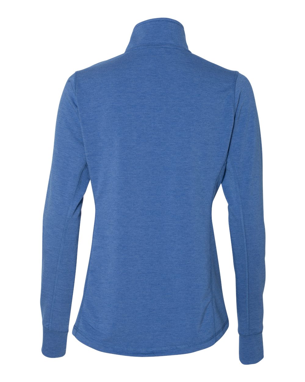 J. America 8433 Women’s Omega Stretch Quarter-zip Pullover - Royal Triblend
