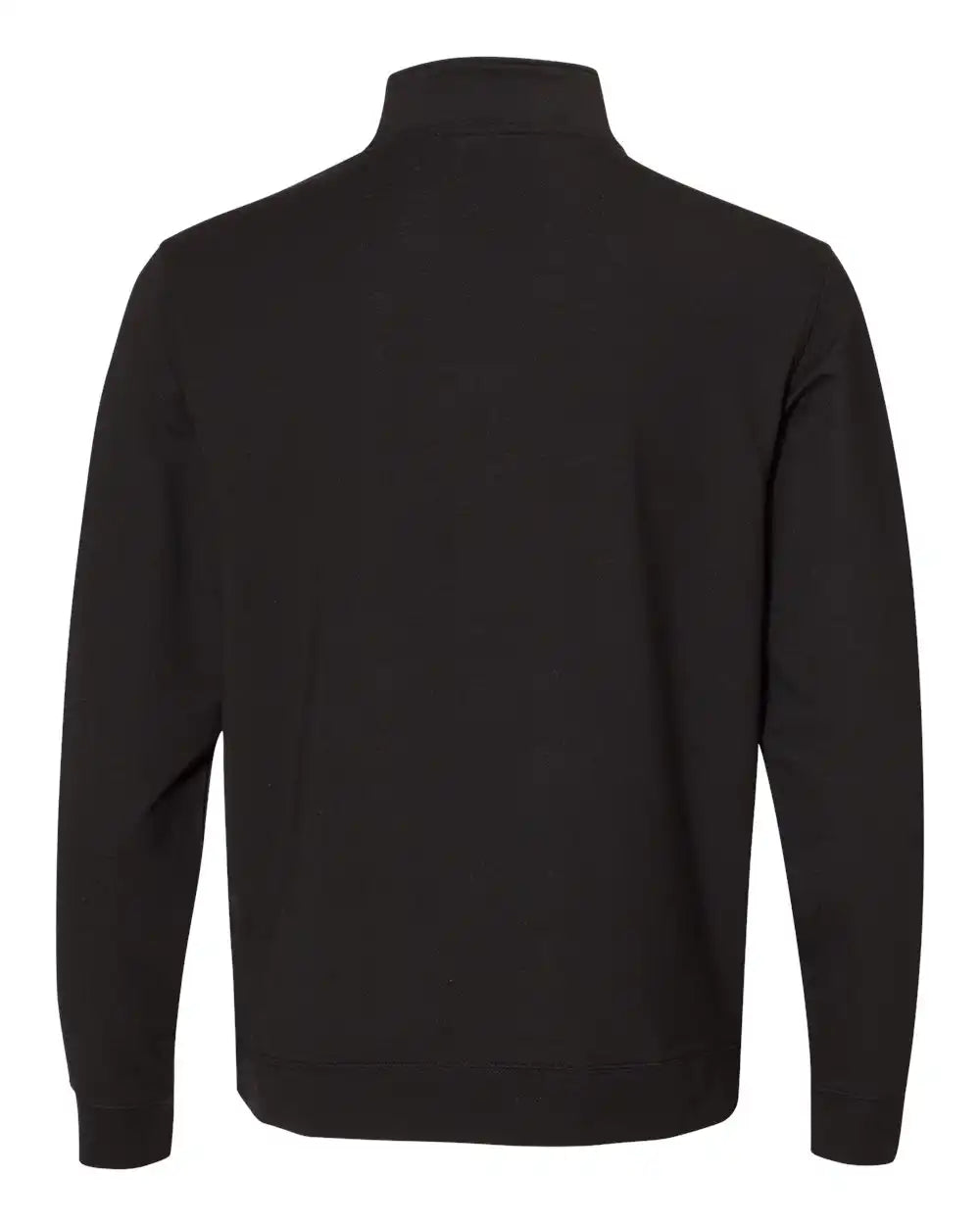 J. America 8434 Omega Stretch Quarter-zip Pullover - Black Triblend
