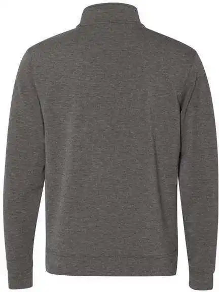 J. America 8434 Omega Stretch Quarter Zip Pullover Charcoal Triblend