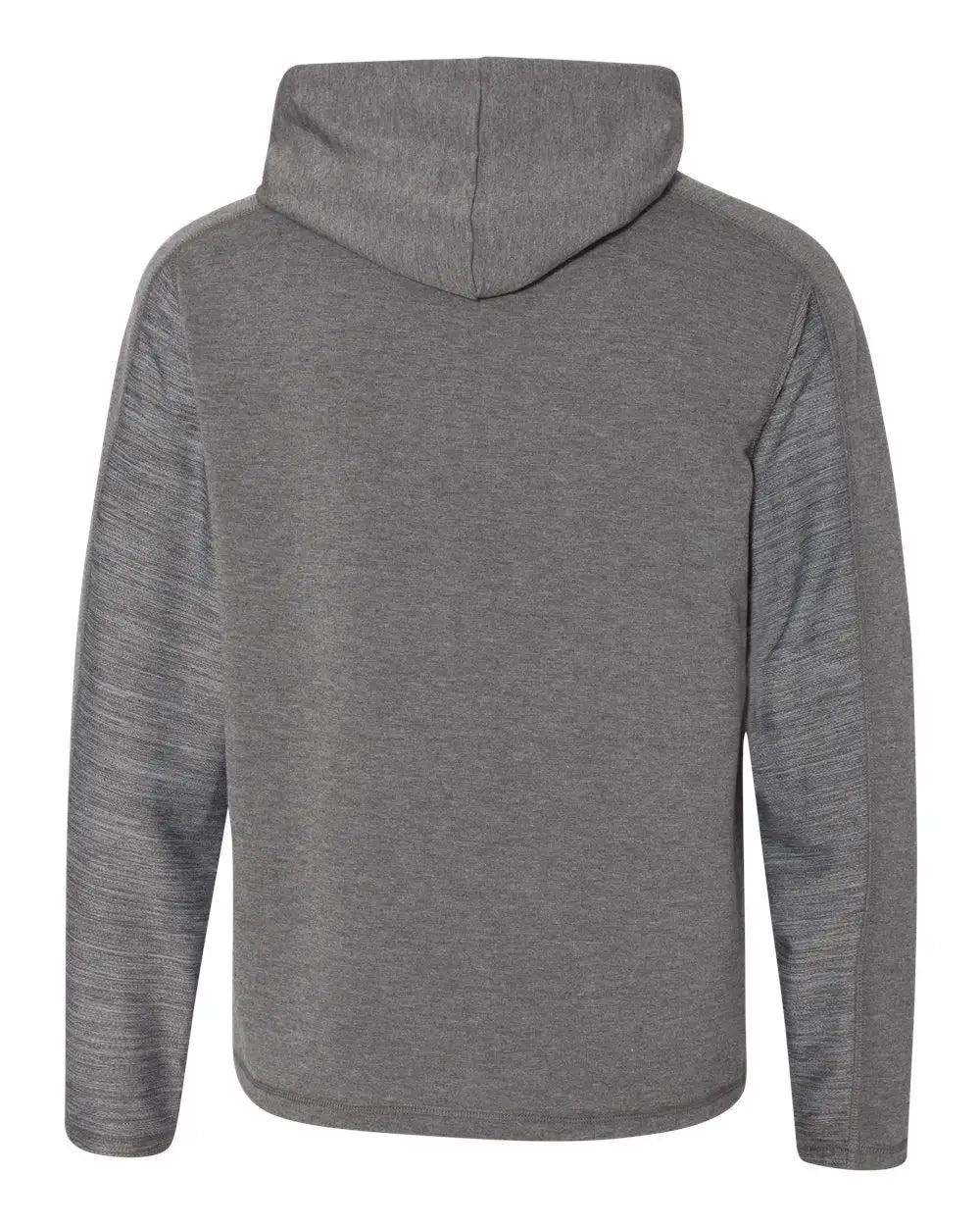 J. America 8435j Omega Stretch Hooded Pullover - 8435 - Charcoal Triblend - Adult s