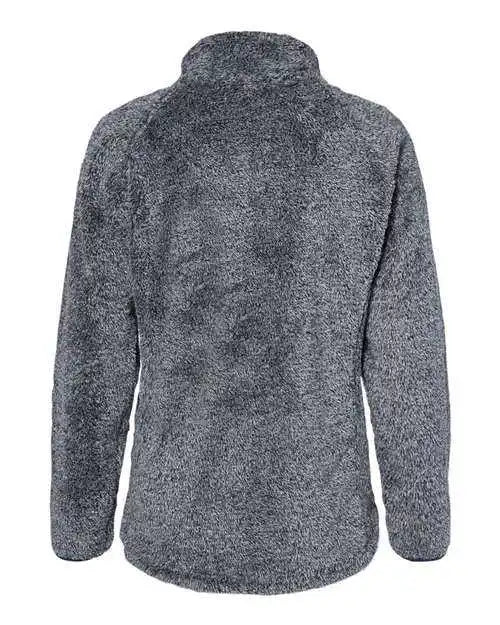 J. America 8463 Women’s Boundary Shag Frosty Sherpa Full-zip - Navy