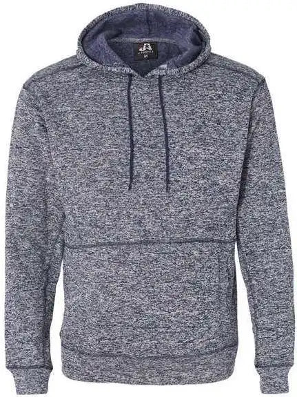 J. America 8613 Cosmic Fleece Hooded Sweatshirt Navy Fleck
