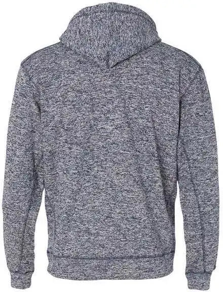 J. America 8613 Cosmic Fleece Hooded Sweatshirt Navy Fleck