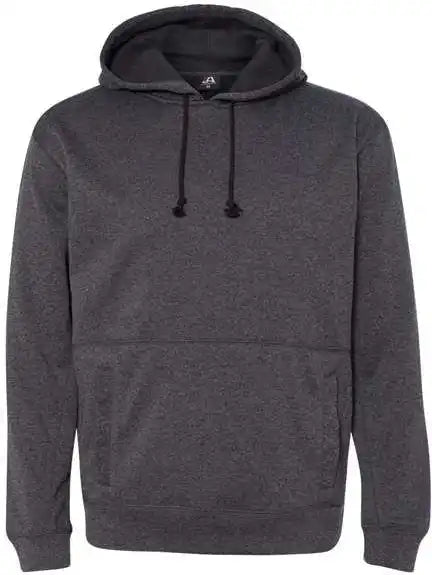 J. America 8613 Cosmic Fleece Hooded Sweatshirt - Onyx Fleck