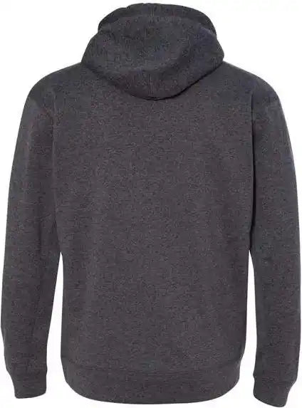 J. America 8613 Cosmic Fleece Hooded Sweatshirt Onyx Fleck