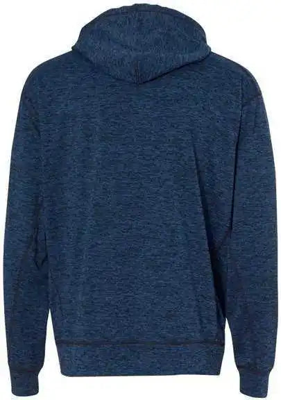 J. America 8613 Cosmic Fleece Hooded Sweatshirt Royal Fleck