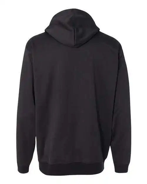 J. America 8615 Polyester Tailgate Hooded Sweatshirt - Black
