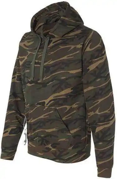 J. America 8615 Polyester Tailgate Hooded Sweatshirt Camo