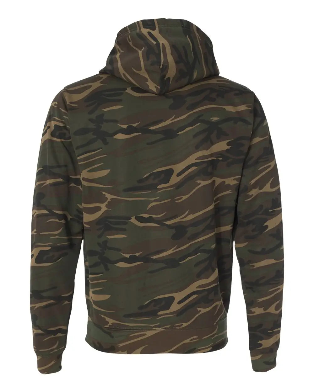 J. America 8615 Polyester Tailgate Hooded Sweatshirt - Camo - Multi Colored / s