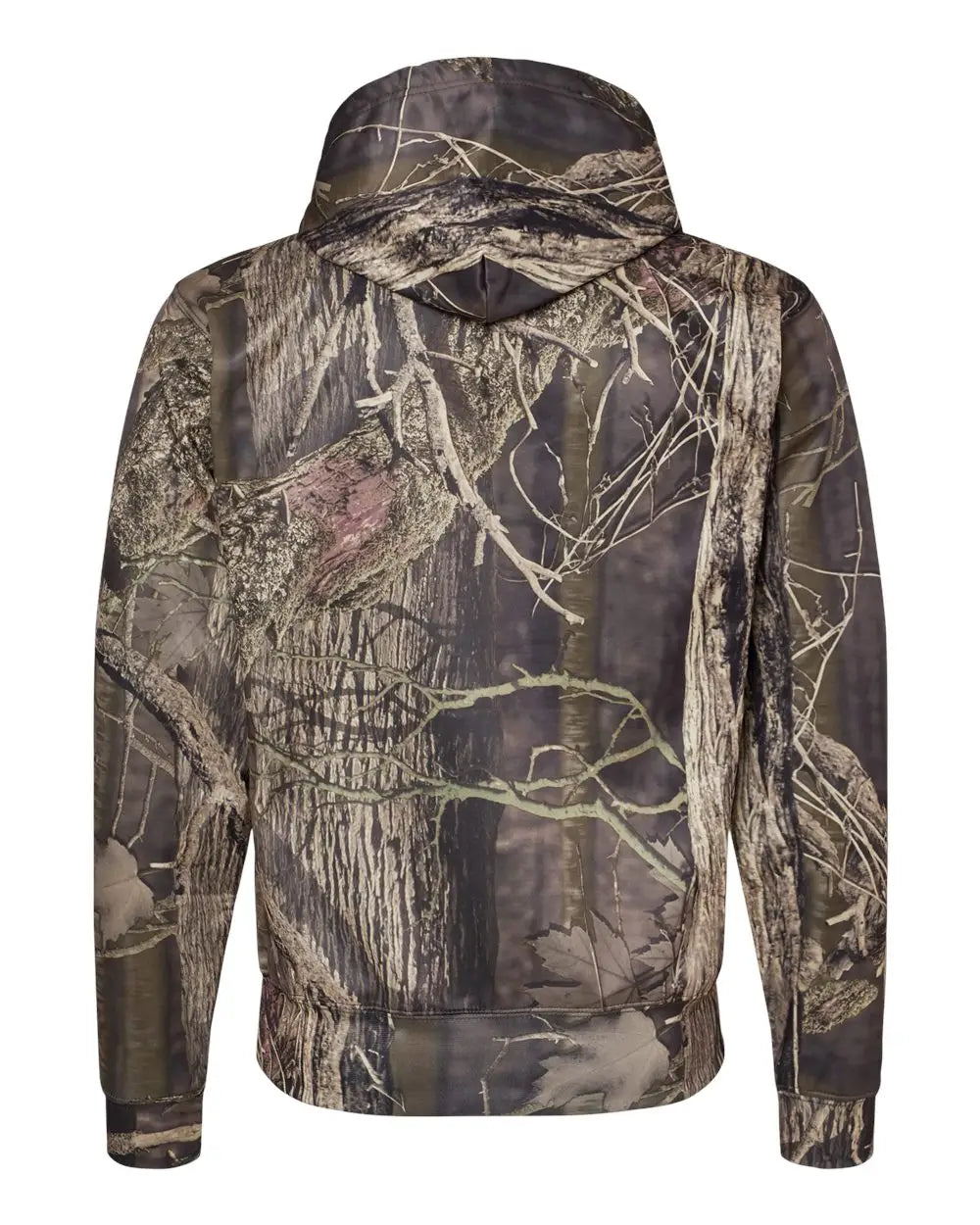 J. America 8615 Polyester Tailgate Hooded Sweatshirt - Outdoor Camo - Multi-colored / s