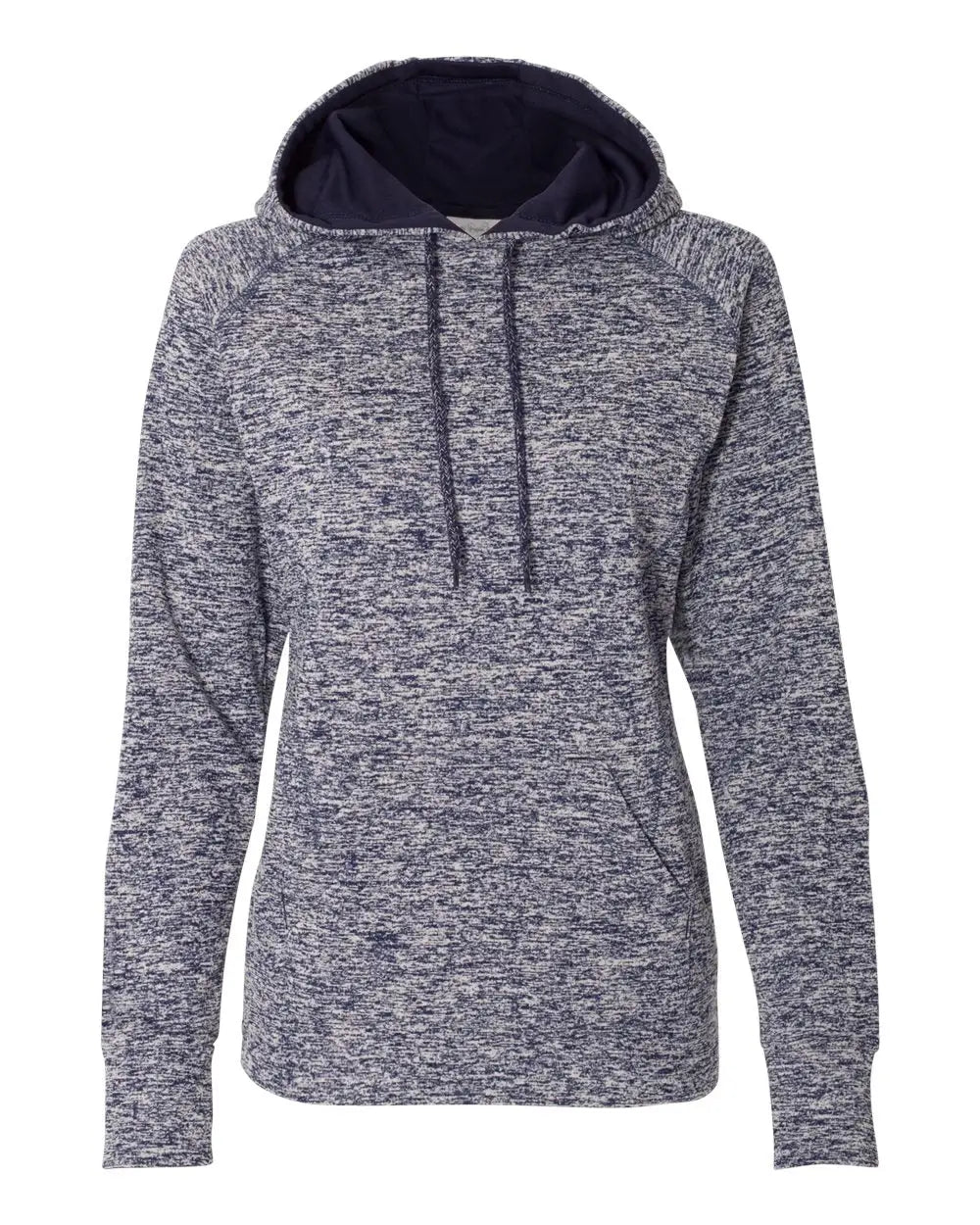 J. America 8616 Women’s Cosmic Fleece Hooded Sweatshirt - Navy Fleck - Fleck/ / s