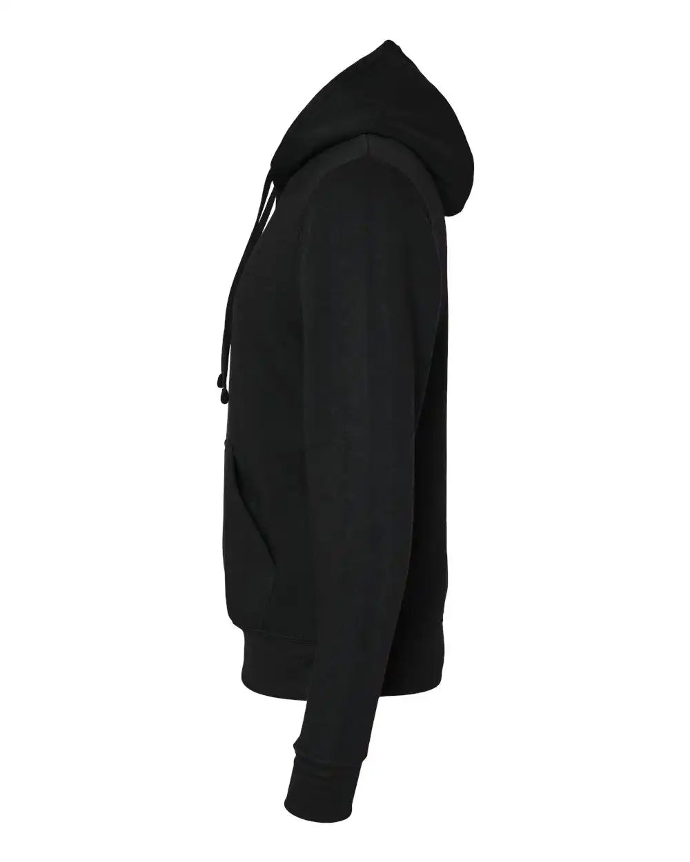 J. America 8620 Cloud Fleece Hooded Sweatshirt - Black